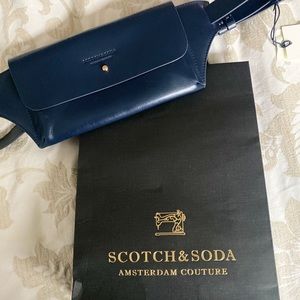 Scotch & Soda New Genuine Leather Belt Bag